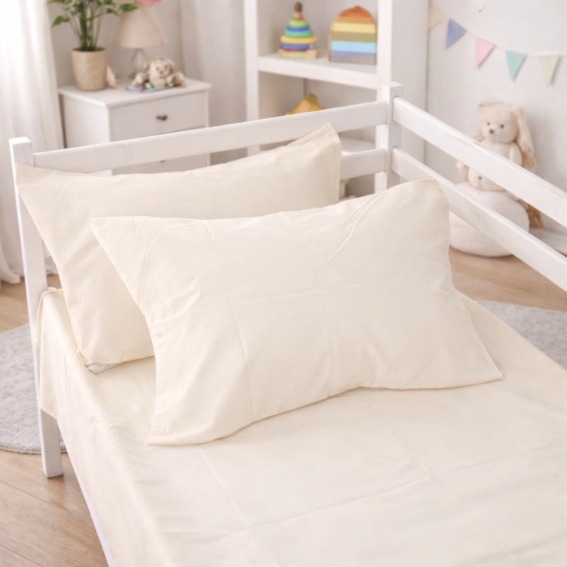 Комплект постельного белья TEENAGER Poplin Line "002 Milky White" - 5