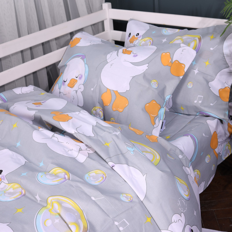 Пододеяльник  Ranforce Elite 17-0896 Baby Ducks Gray - 1