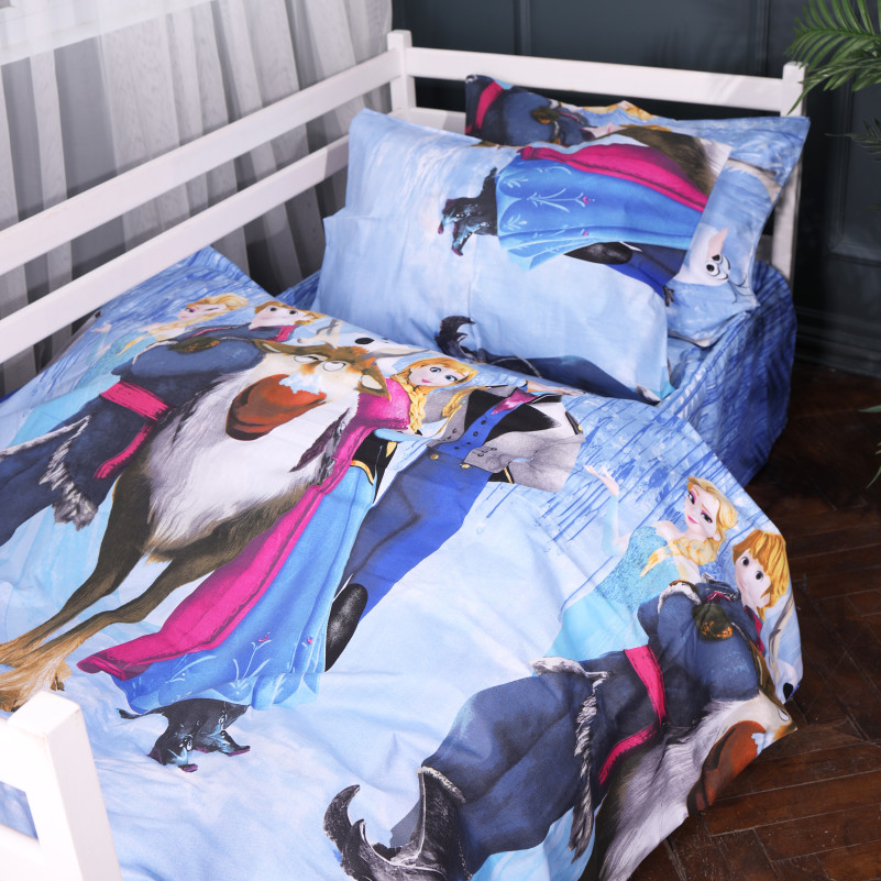 Простынь Бязь Kids Time 17-0894 Frozen Team