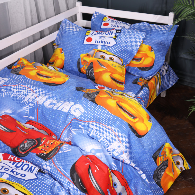 Пододеяльник  Ranforce Elite 17-0888 Cars Speed Blue - 2