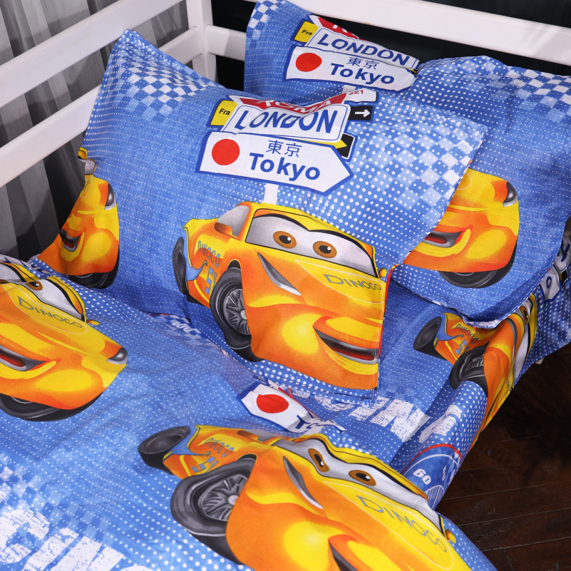 Простирадло Бязь 17-0888 Cars Speed Blue - 3