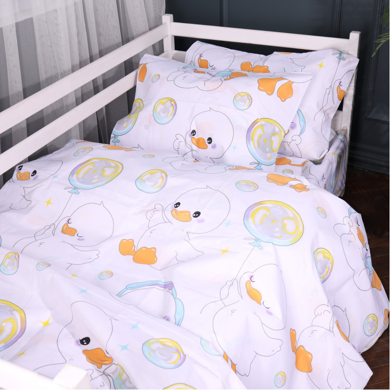 Пододеяльник  Ranforce Elite 17-0895 Baby Ducks white - 2