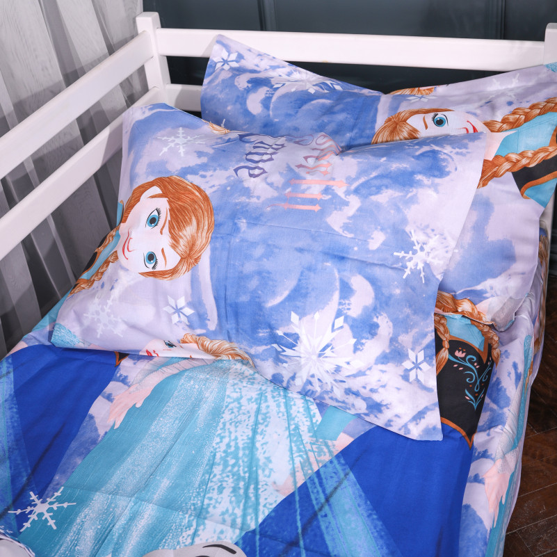 Простирадло Бязь 17-0893 Frozen Elsa & Anna