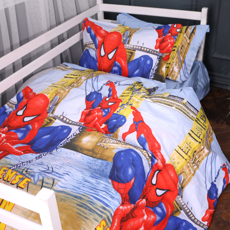 Наволочка Бязь 17-0890 Spider-Man City Light - 2