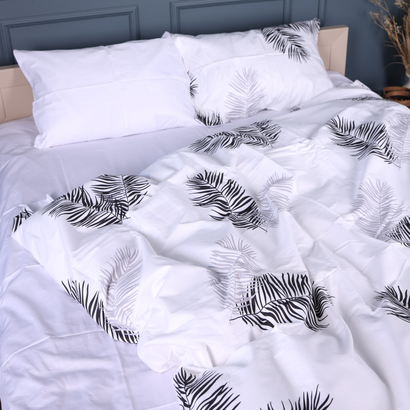 Простынь Сатин 22-1458 Feather Luxe white - 5