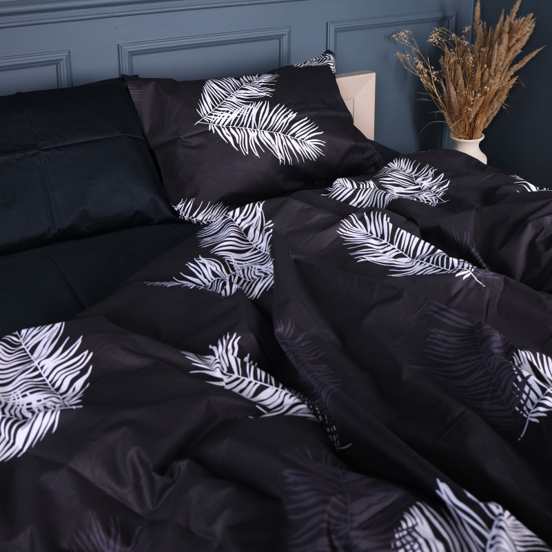 Простынь Сатин 22-1457 Feather Luxe black - 2