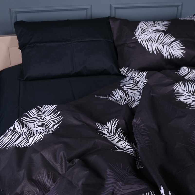 Простынь Сатин 22-1457 Feather Luxe black - 5