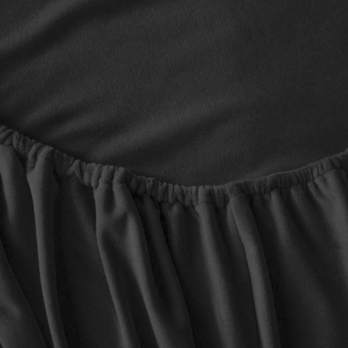 Комплект постільної білизни Велюр Winter Frost 28-0007 Black Velvet - 5