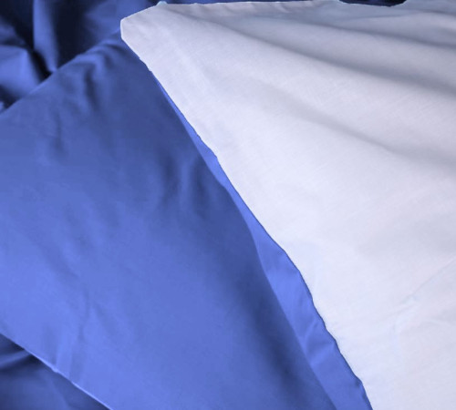 Постельное белье Бязь Pablo Blue(11-2107+19-4150)