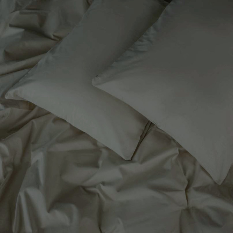 Комплект постільної білизни Бязь 16-7000 Green Grey - 1