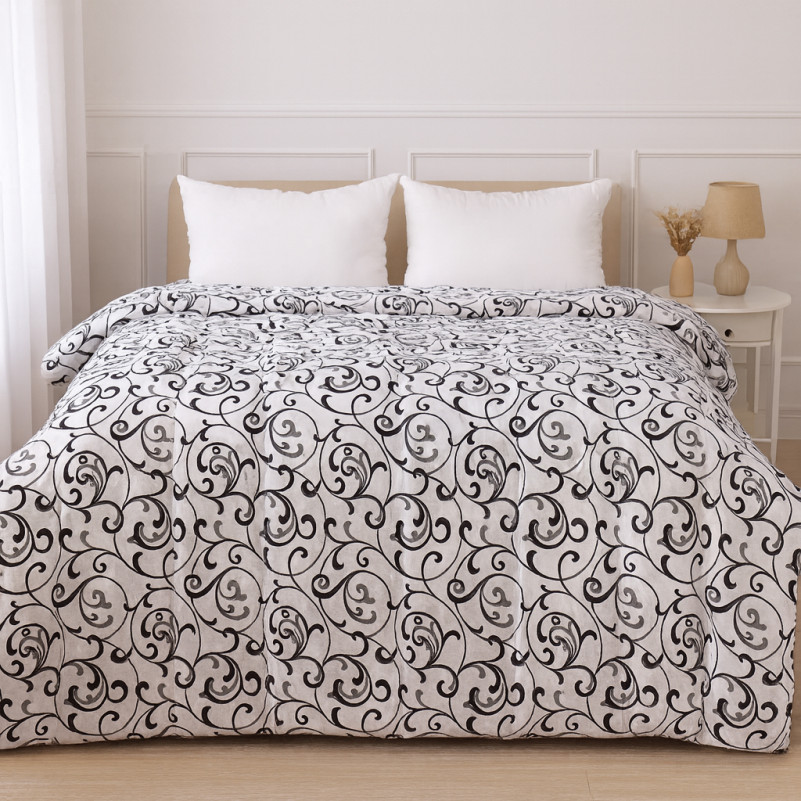 Одеяло шерстяное №018 шерсть коттон (зимнее)