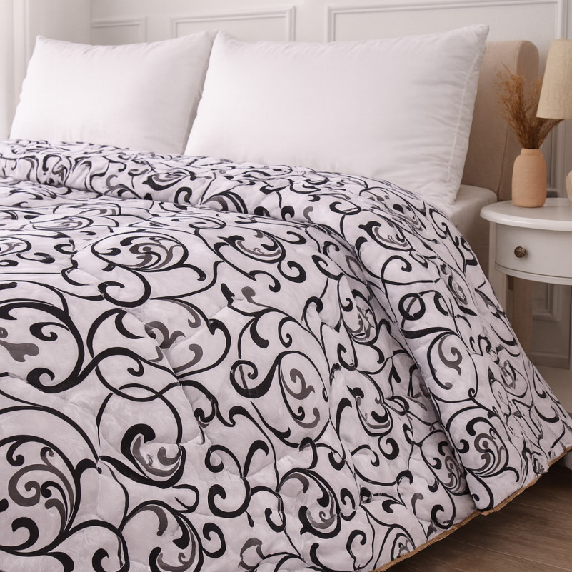 Одеяло шерстяное №018 шерсть коттон (зимнее) - 5