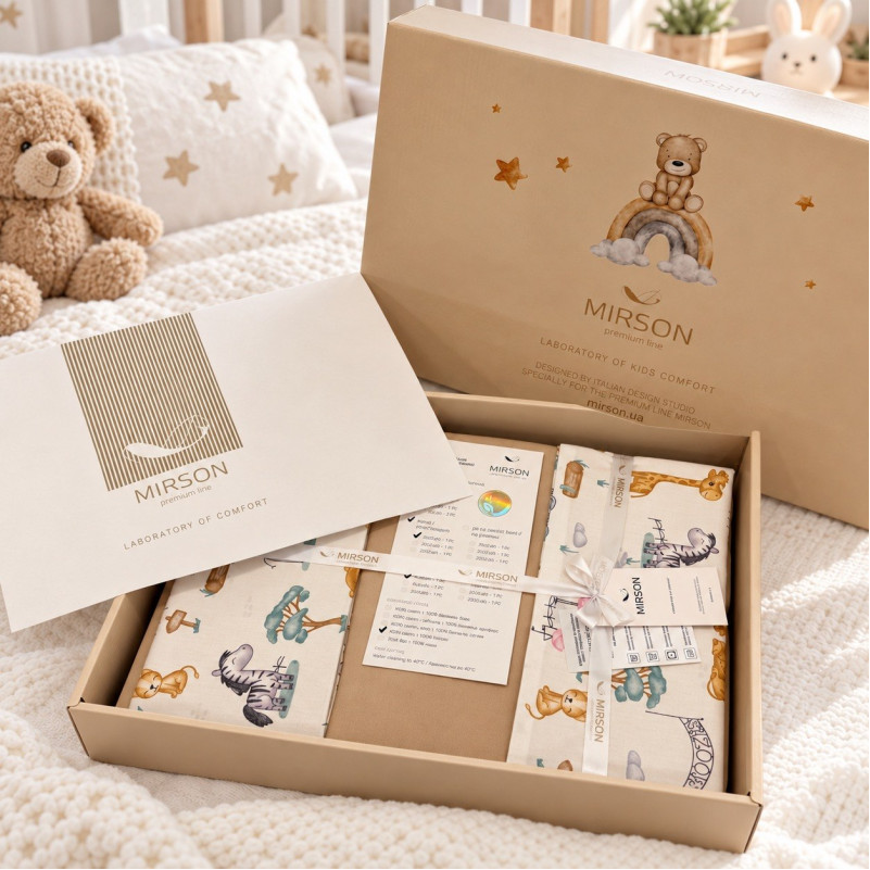 Комплект постільної білизни Сатин Kids Time 22-1418 Safari baby Фото - 6