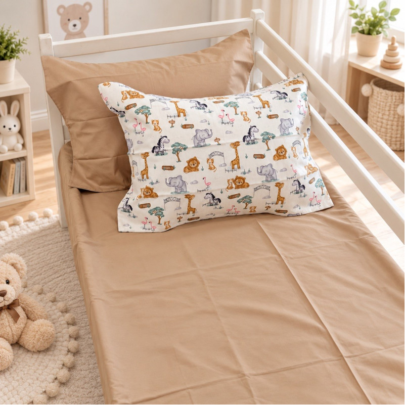 Комплект постільної білизни Сатин Kids Time 22-1418 Safari baby - 1
