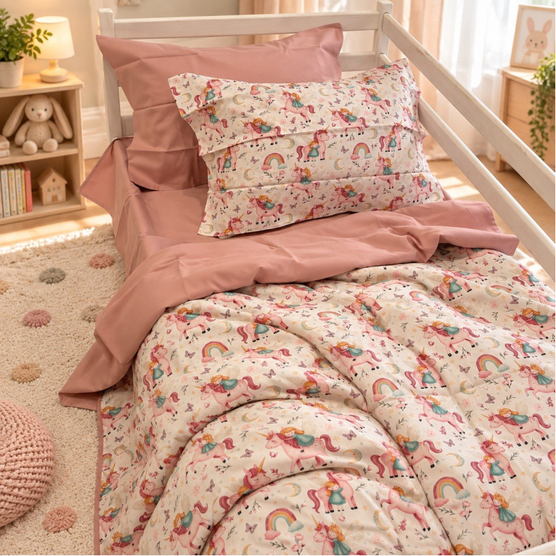 Комплект постельного белья Сатин TEENAGER Kids Time 22-1421 Unicorn meanness