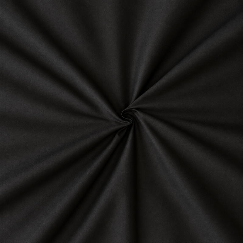 Простынь Поплин 00-8 "Black Flowers" - 1