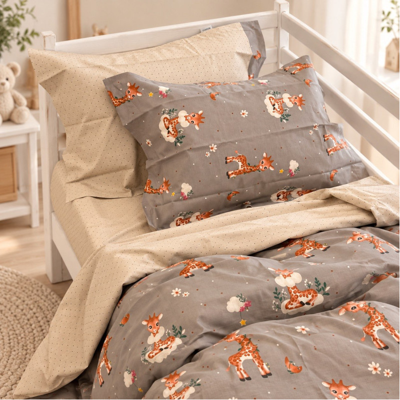 Наволочка Poplin Line Kids Time 02 "Giraffe"
