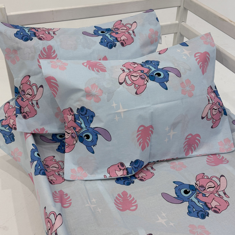 Простынь Kids Time 17-0908 Cute Stitch Blue - 1