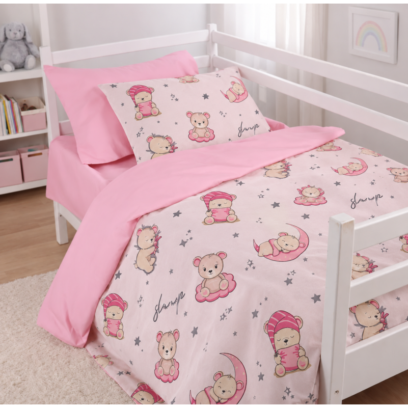 Комплект постельного белья Ranforce Elite TEENAGER 17-0919 Pink Moon