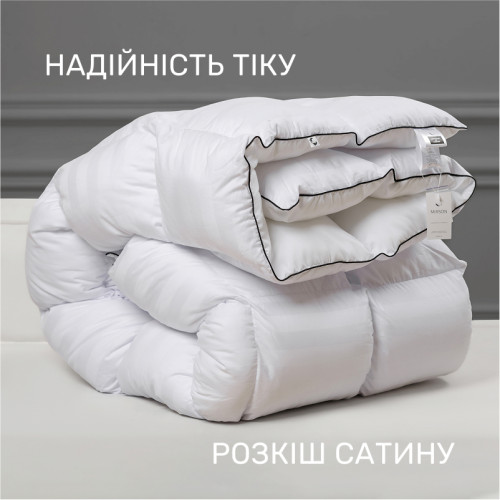 Ковдра пухова касетна Royal №036 100% пух Premium class тик+сатин - 3