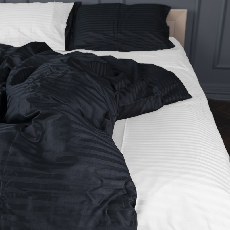 Постельное белье Satin Stripe 30-0021 + 30-0001 Atanelly - 4