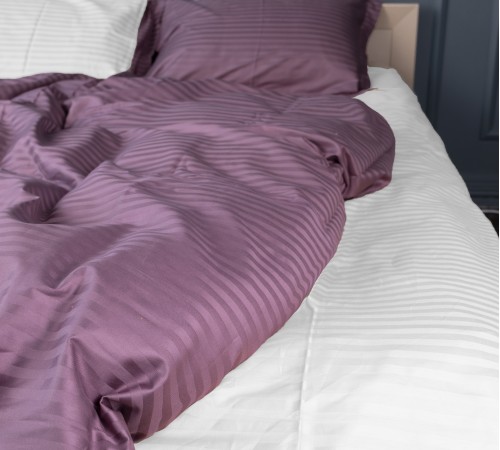 Пододеяльник Satin Stripe 30-0008 + 30-0001 Bethseda - 2