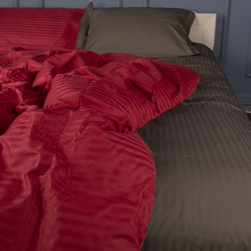 Пододеяльник Satin Stripe 30-0018 + 30-0006 Brendon - 1