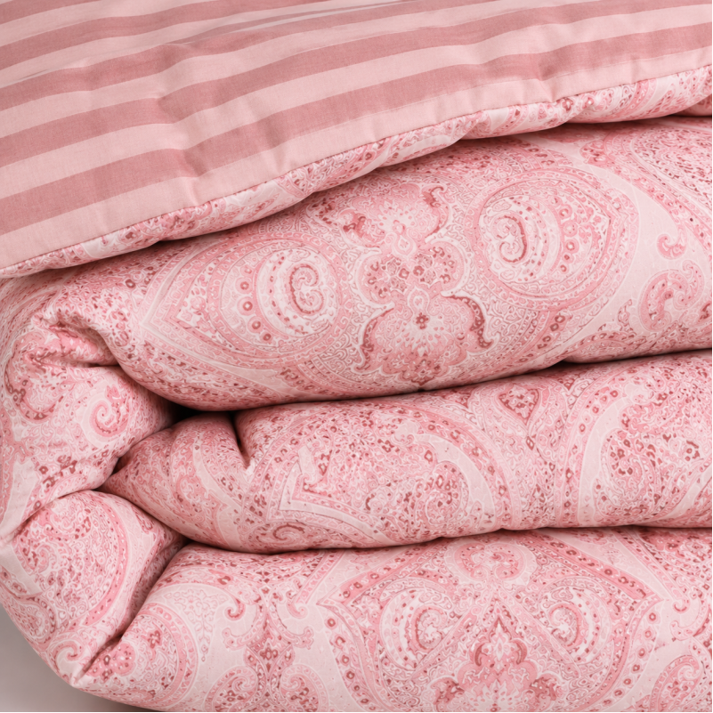 Одеяло хлопковое №0313 Сolor Fun Line 17-0770 Powder Paisley хлопок зима - 2