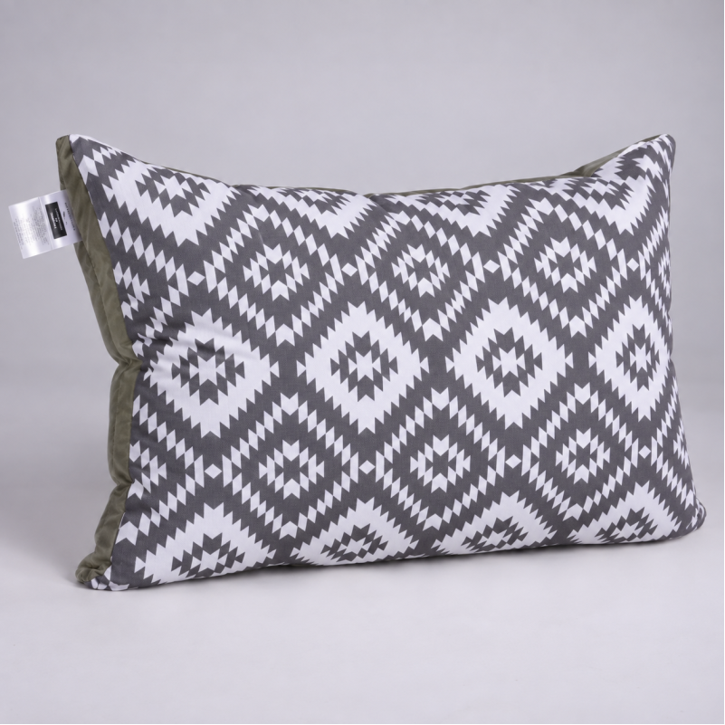 Набір подушок №326 Сolor Fun Line 17-0730 Silver Geo Zebra White Silk (середні) - 2