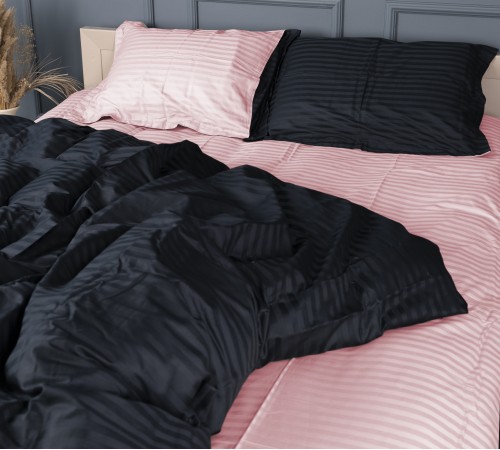 Пододеяльник Satin Stripe 30-0021 + 30-0007 Esandiora