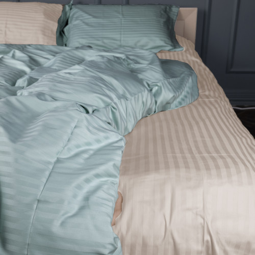 Постільна білизна Satin Stripe 30-0015 + 30-0004 Gavenia - 4