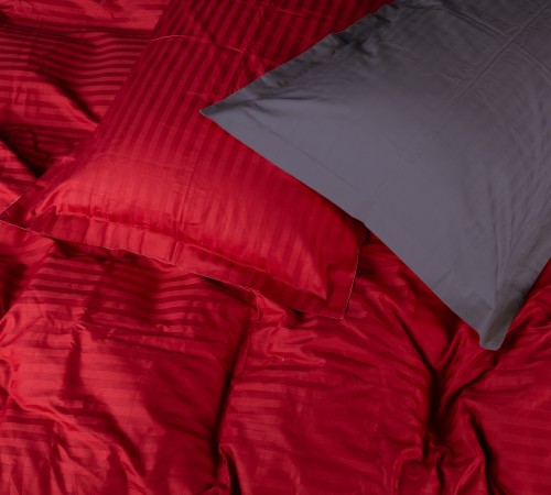 Постельное белье Satin Stripe 30-0018 + 30-0012 Jeren
