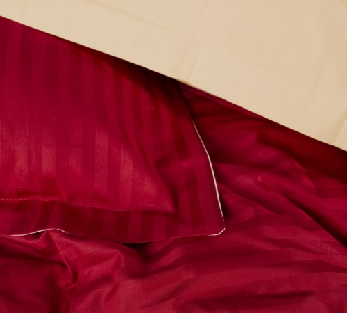 Постільна білизна Satin Stripe 30-0018 + 30-0002 Karimi - 2