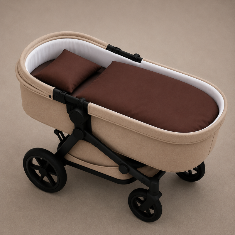 Комплект постельного белья в коляску 60*80 19-1217 Chocolate perla