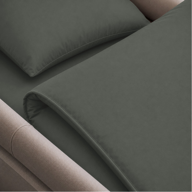 Комплект постельного белья в коляску 60*80 16-7000 Green Grey - 2