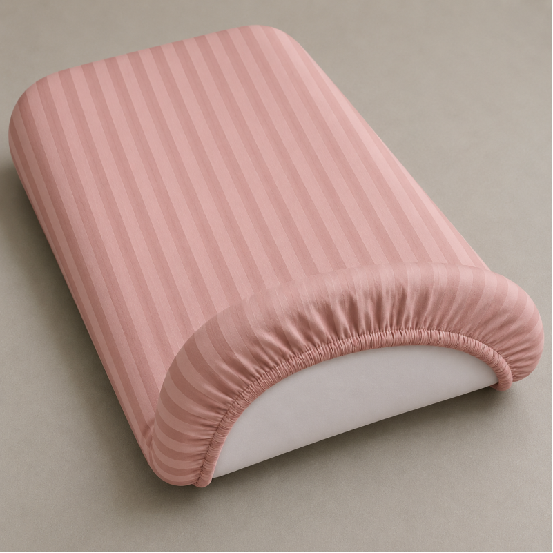 Комплект постельного белья в коляску 60*80 17-0773 Nude stripes - 3