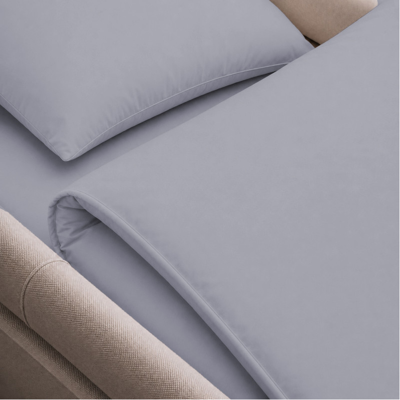 Комплект постельного белья в коляску 60*80 Poplin Line "054 Light Gray" - 3