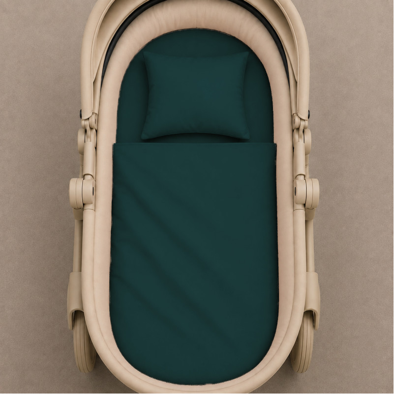 Комплект постельного белья в коляску 60*80 Poplin Line "091 Emerald" - 1