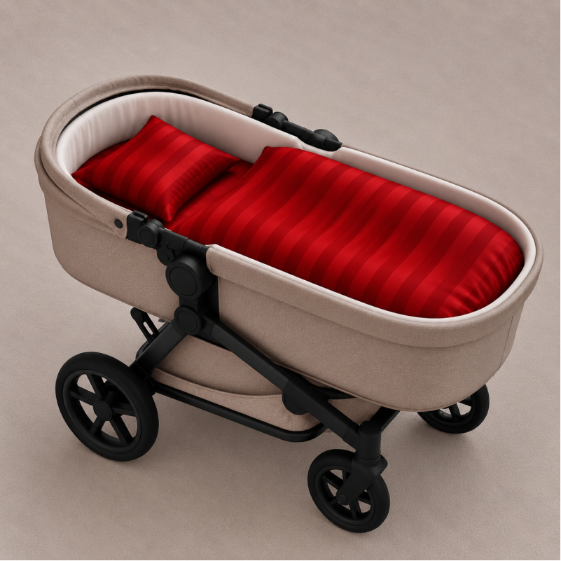 Комплект постельного белья в коляску 60*80 Satin Jacquard Aldo