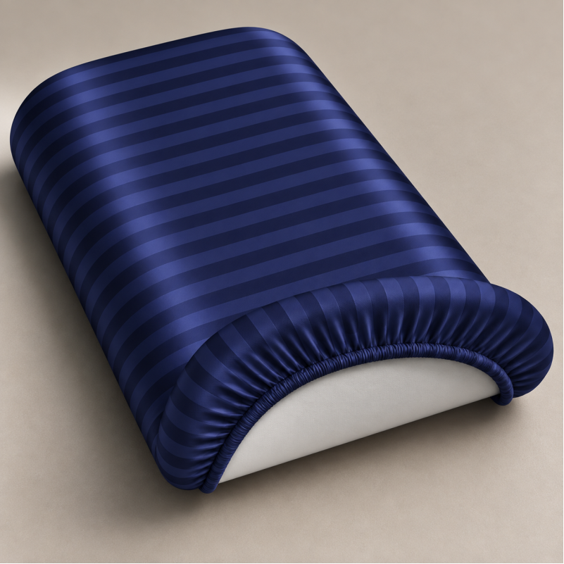 Комплект постельного белья в коляску 60*80 Satin Jacquard Blu sea - 2