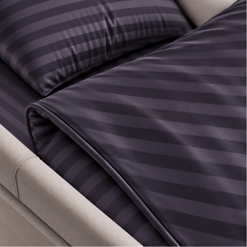 Комплект постельного белья в коляску 60*80 Satin Jacquard "Graphite" - 3