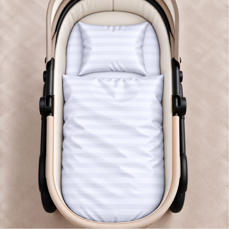 Комплект постельного белья в коляску 60*80 Satin Jacquard "Royal Pearl" - 1