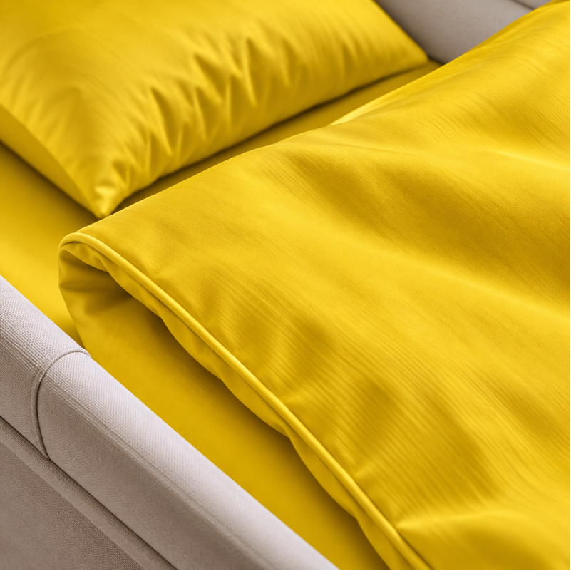 Комплект постельного белья в коляску 60*80 Satin Light Pro 10-002 Yellow - 3