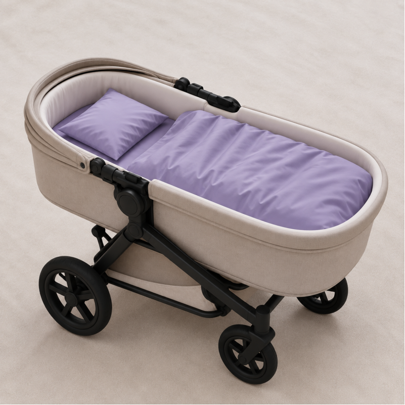 Комплект постельного белья в коляску 60*80 Satin Light Pro 10-004 Gray