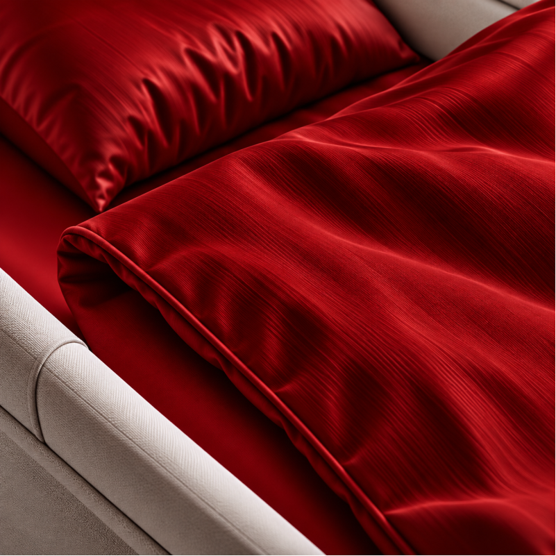 Комплект постельного белья в коляску 60*80 Satin Light Pro 10-007 Red - 2