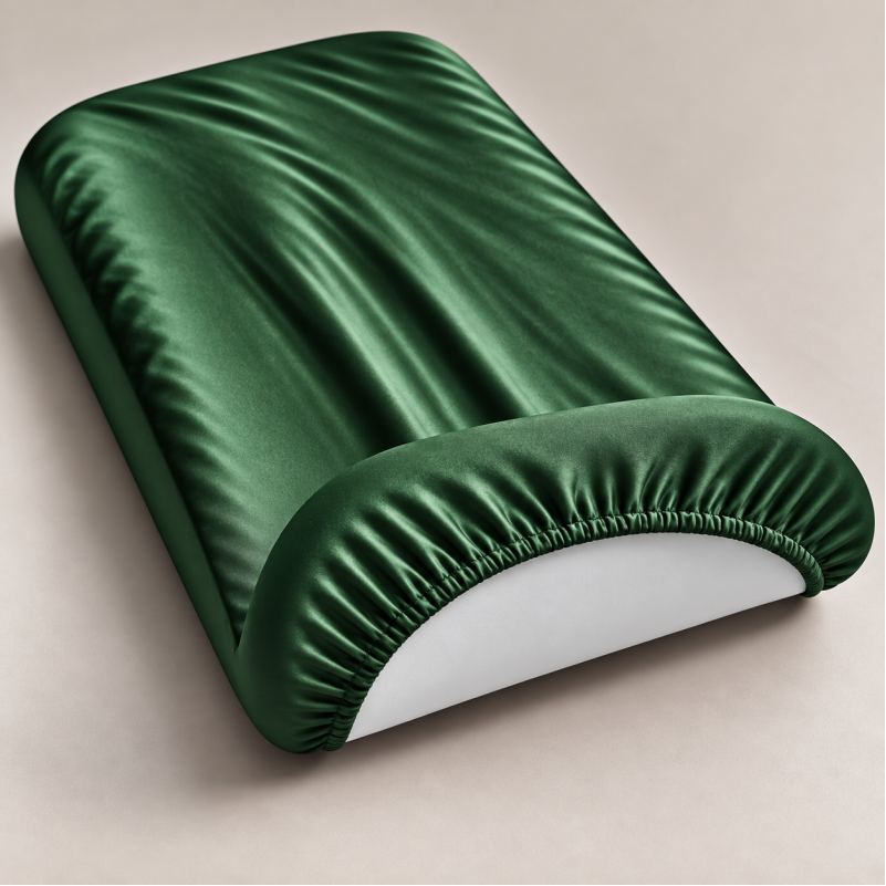 Комплект постельного белья в коляску 60*80 Satin Light Pro 10-009 Green - 3