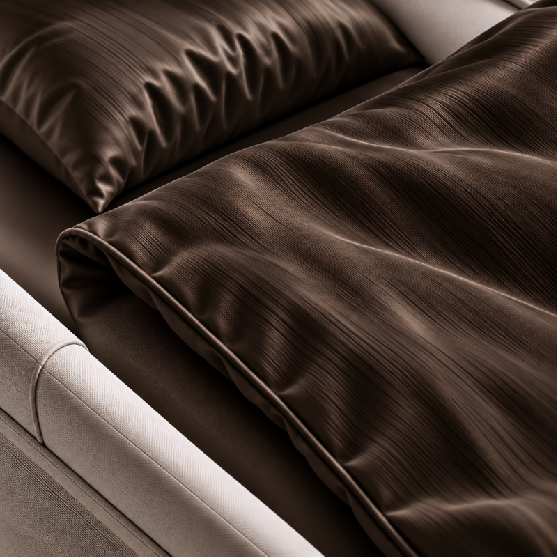 Комплект постельного белья в коляску 60*80 Satin Light Pro 10-010 Brown - 3