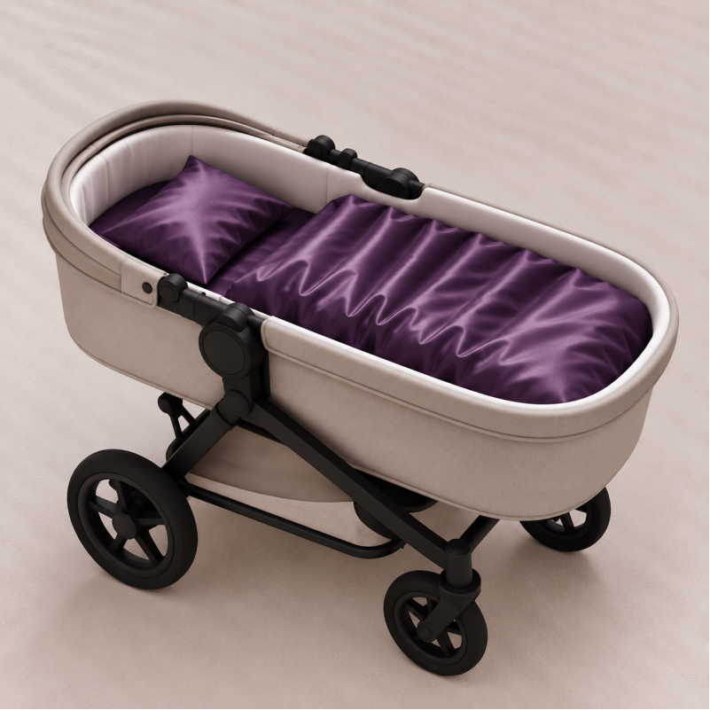 Комплект постельного белья в коляску  60*80 Satin Light Pro 10-012 Violet