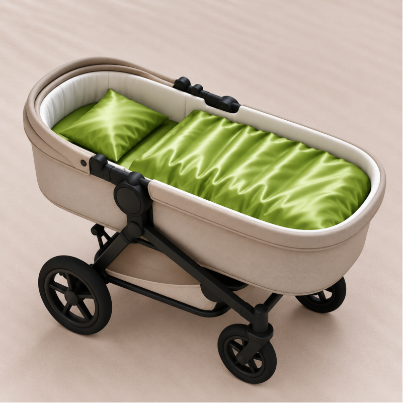 Комплект постельного белья в коляску 60*80 Satin Light Pro 10-013 Lettuce