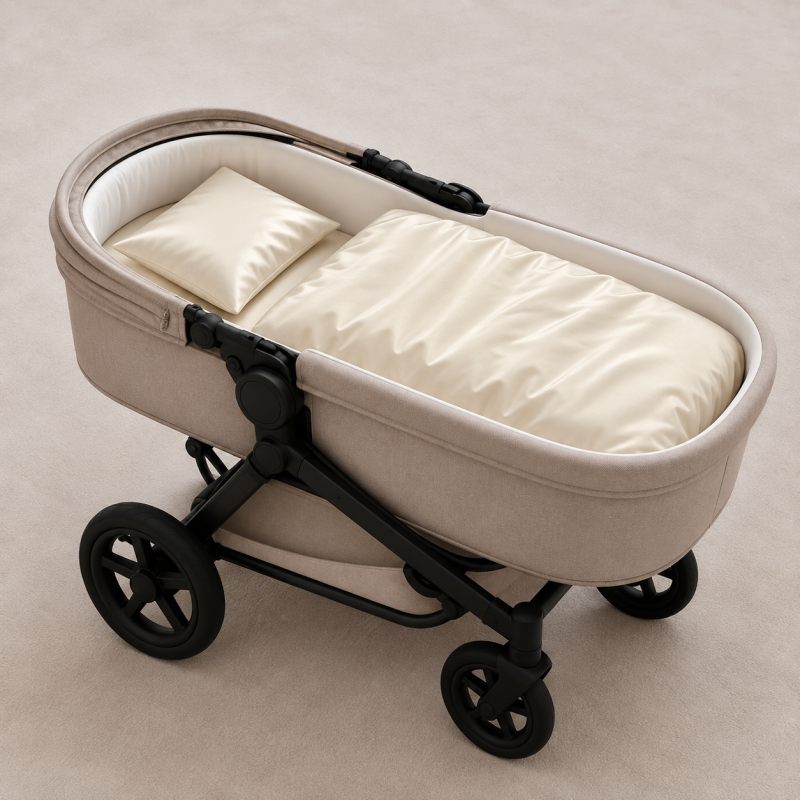 Комплект постельного белья в коляску 60*80 Satin Light Pro 10-016 Creamy